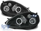 Set de faruri tuning cu ochi de &icirc;nger halogen potrivit pentru Fiat GRANDE PUNTO 09.2005-2008, stanga si dreapta Performance AutoTuning