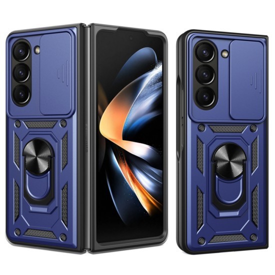 Husa pentru Samsung Galaxy Z Fold5 - Techsuit CamShield Series - Blue