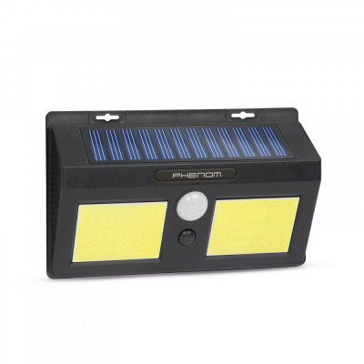 Reflector solar cu senzor de miscare perete 5W 300lm COB LED IP65 Phenom Lighting 55287 foto