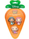 3 Pack Carrot Pocket Pop Princess Jasmine Rapunzel Ariel