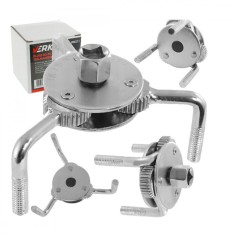 Cheie filtru ulei cu 3 gheare, reglabila 65 - 110 mm, Verke