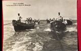 PESCARI IN LARG LA SF.GHEORGHE DELTA DUNARII,1961/VEDERE TIP C.P. CIRCULATA, Fotografie