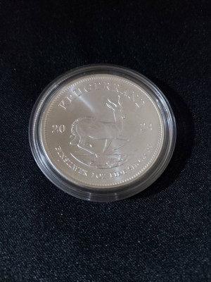 Africa de Sud 2024 - 1 OZ - Krugerrand - Argint moneda , UNC foto