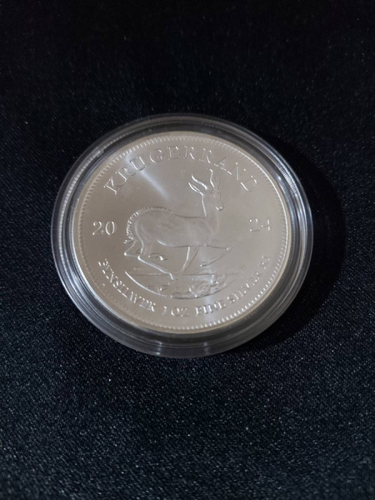Africa de Sud 2024 - 1 OZ - Krugerrand - Argint moneda , UNC