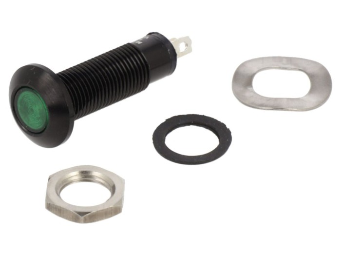 Lampă de control LED verde IP67