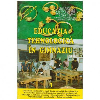 colectiv - Educatia tehnologica in gimnaziu - 103606 foto