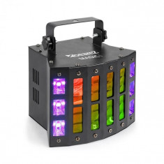 Beamz Magic 1, Derby, efect de stroboscop / UV, 7 canale DMX, negru foto