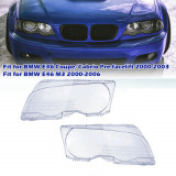 Set 2 Buc Sticla Far Dreapta + Stanga Am Bmw Seria 3 E46 1998-2003 Coupe / Cabrio Non Facelift HB010