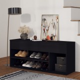 Cumpara ieftin Banchetă pantofar, negru, 105x30x45 cm, PAL