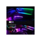 Set 20 lumini ambientale LED RGB DIGITAL, poate afisa mai multe culori in