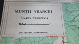 Harta turistica Muntii Vrancei, anii 80