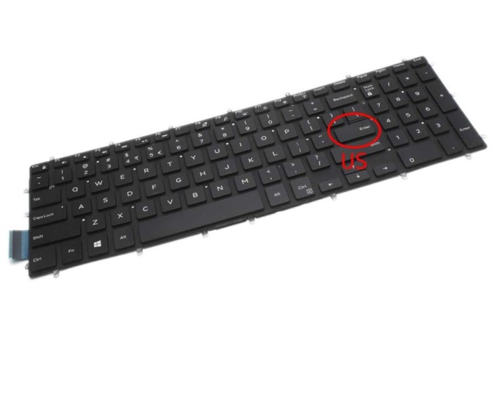 Tastatura Dell Inspiron 17 5767 iluminata, 17 7778 iluminata, 17 7779 iluminata, 5570 iluminata, 5770