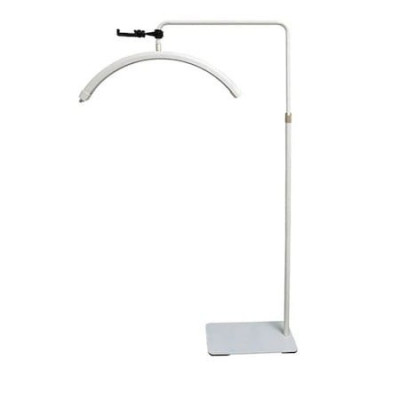 Lampa cosmetica profesionala Semiluna 238 LED,inaltime maxima 180 cm,cu suport de telefon - Alb foto