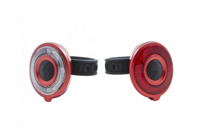 Set lumini far+stop, 2 LED-uri rosii, 2 LED-uri uri albe,