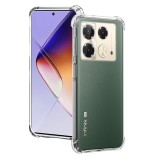 Husa Infinix Note 40 Techsuit Shockproof Clear Silicone, transparenta