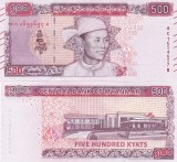 Myanmar 500 Kyats 2020 UNC - Bancnota Asiatica, Colectie