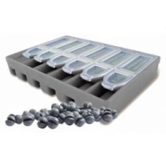 Set Plumbi Preston Super Soft Lead Shot Large Dispenser 6 Compartimente Ssg-6 foto