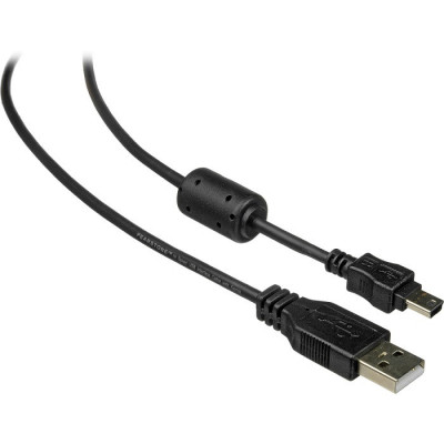 Cablu USB 2.0 A tata - mini USB tata 5 pini 1.5m negru foto