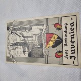 Carte postala rara , asociatia studenteasca sasi SIBIU - FREIE VERBINDUNG JUVENICA - ,, practica obiceiul german, loialitate germana " anii 1920