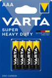 Baterie zinc carbon R3 (AAA) 4bucati/blister Super Heavy Duty Varta