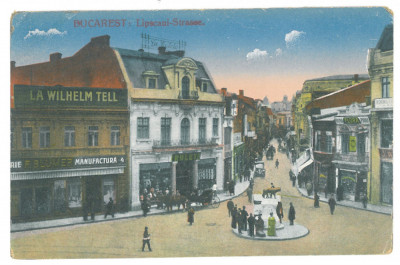 2068 - BUCURESTI, Market, Romania - old postcard - unused foto