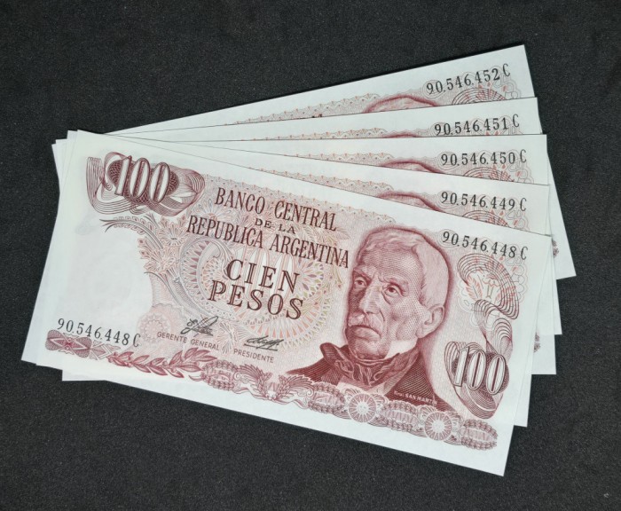 100 Pesos Argentina UNC