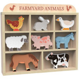 Dvěděti Farmyard Animals set de jucării 3y+ 8 buc