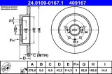 ATE 24.0109-0167.1 Disc frana