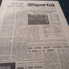 ZIARUL SPORTUL 28 APRILIE 1984 ETAPA