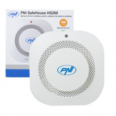 Resigilat : Senzor de fum wireless PNI SafeHouse HS260 compatibil cu sisteme de al foto