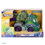 Masina RC Hulk Smash Marvel Razbunatorii cu sunete si telecomanda 2.4 GHz