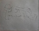 Tablou Leon Misosniky - Nud (grafica) *avangarda, scoala M.H. Maxy* 1938