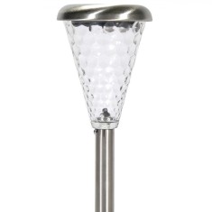 Lampă Solară, LED Multicolor, 27 cm, Sticlă Decorativă, Fără Cablu