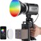 Proiector profesional LED, RGB Neewer MS60C, putere 65W, temperatura culoare 2700-6500K, baterii si incarcator incluse