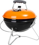 Gratar portabil pe carbuni cu capac pentru gradina si picnic