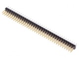 Conector pini 72 pini 2,54mm THT drept BERGSTIK