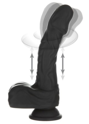 Vibrator cu varf rotatic 8,6&amp;quot; Rotating &amp;amp; Thrusting Vibrating Dong (22.8cm) foto