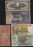 Set 5 bancnote de prin lume adunate (cele din imagini) #34, Africa