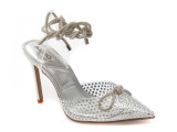 Pantofi eleganti ALDO argintii, TENZIN 040, din pvc