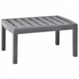 Gossi masa de gradina, cafeniu, 78 x 55 x 38 cm, plastic
