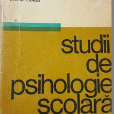 Studii de psihologie scolara- B.Zorgo, I.Radu