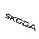 Emblema SKODA pentru spate portbagaj, negru