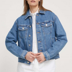 Tommy Jeans geacă din denim femei, de tranziție DW0DW17663