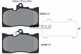 Set placute frana TEXTAR 2032501