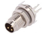 Conector M8 Tată 3 Pin Ecranat IP67 60V, TE Connectivity