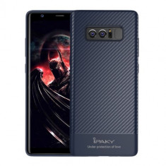 Husa Samsung Galaxy Note 8 - iPaky Carbon Fiber Blue foto