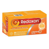 Redoxon vitamina C 1000 mg aroma de portocale, 30 comprimate efervescente, Bayer