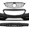 Bara Fata cu Grila Crom si Difuzor MERCEDES C-Class W205 S205 (2014-2018) C63 Design Performance AutoTuning