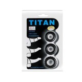 Set de inele din silicon RINGS TITAN COCK RINGS, Lybaile