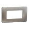 Rama Ornament 4M metal Schneider Unica Studio aluminiu negru NU270456M